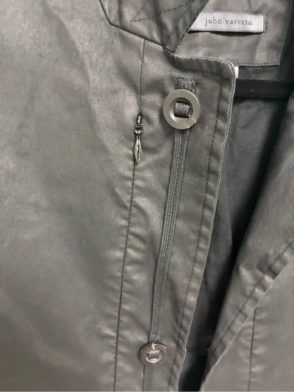 John Varvatos Collection Coated Stand collar Jacket Size EU 50 USA 40
